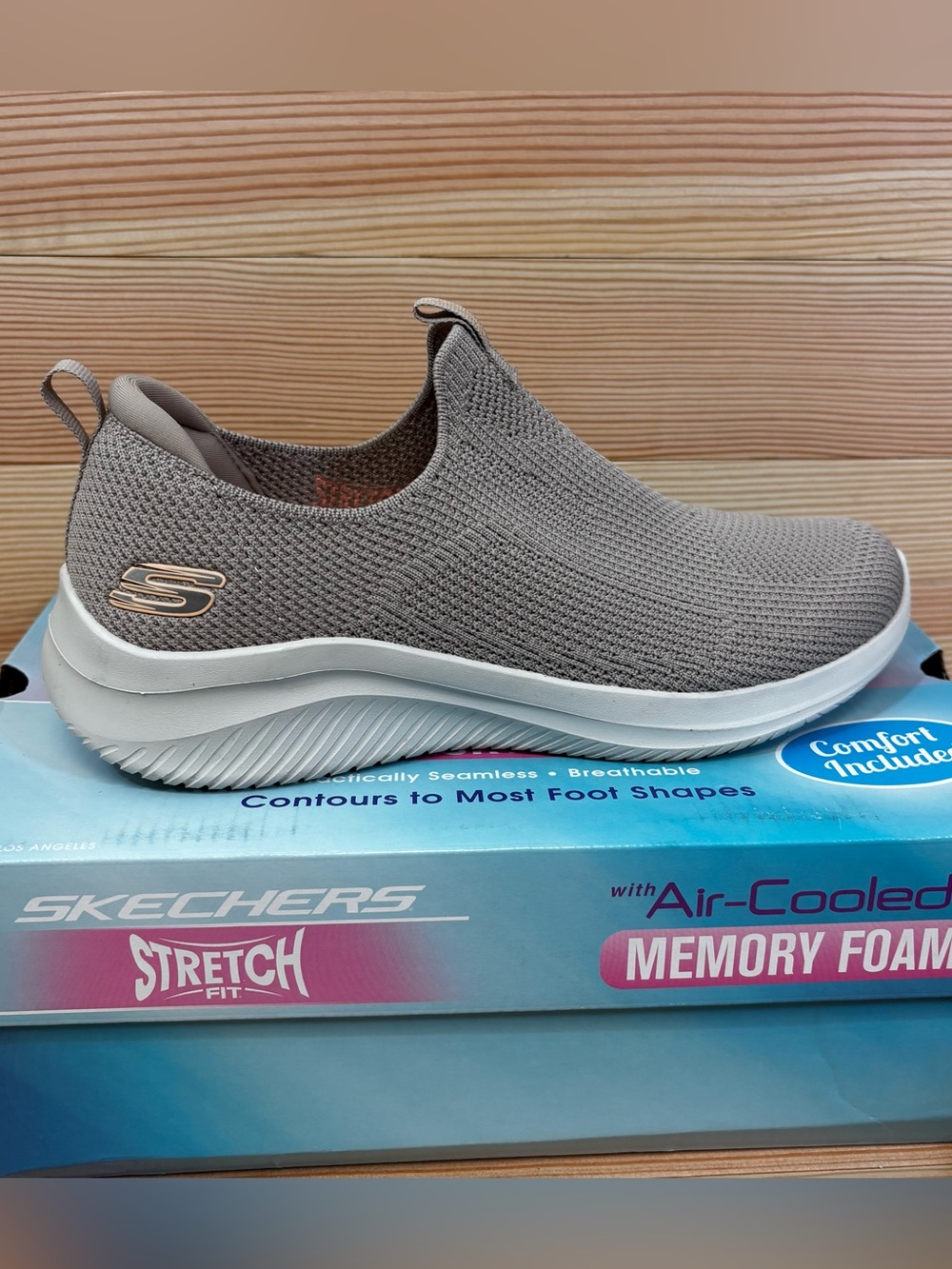 Skechers Women's Slip-Ins Ultra Flex 3.0 All Momentum Taupe Women's Sz 8.5‎